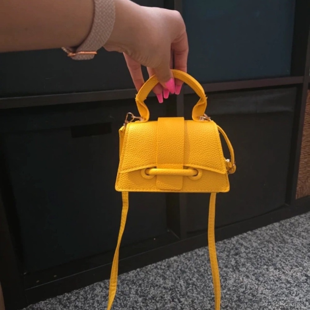 Vibrant Yellow Mini Bag